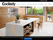 Tablet Screenshot of cociladycocinas.com